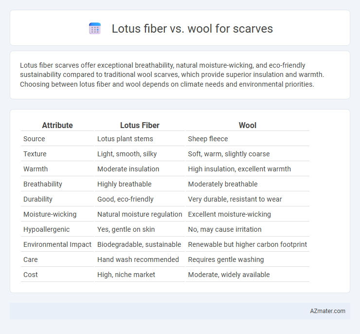 Lotus fiber vs. wool for scarves - What is The Difference?