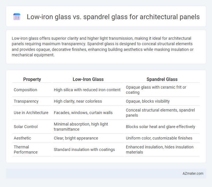 Low-iron glass vs. spandrel glass for architectural panels - What is The Difference?