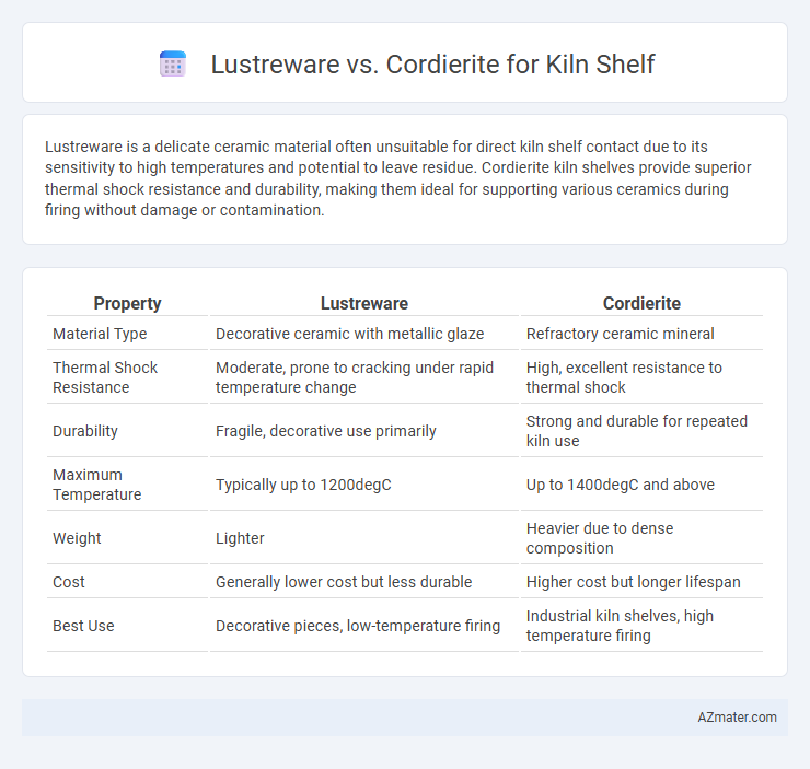 Lustreware vs. Cordierite for Kiln Shelf - What is The Difference?