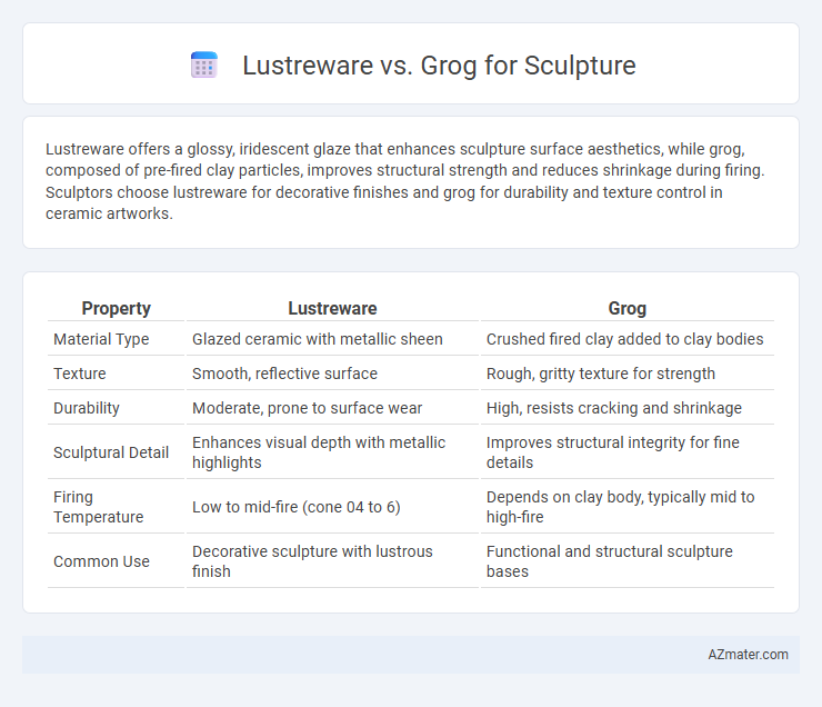 Lustreware vs. Grog for Sculpture - What is The Difference?