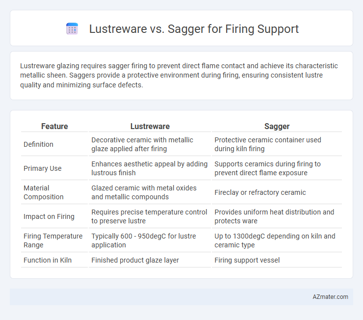 Lustreware vs. Sagger for Firing Support - What is The Difference?