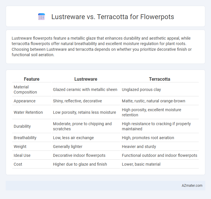 Lustreware vs. Terracotta for Flowerpots - What is The Difference?