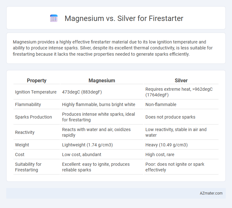 Magnesium vs. Silver for Firestarter - What is The Difference?