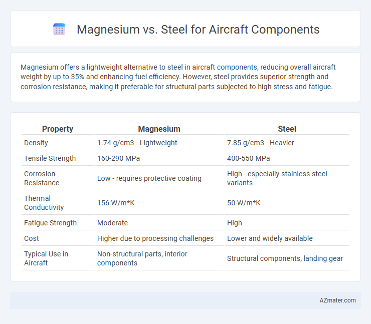 Magnesium vs. Steel for Aircraft Components - What is The Difference?