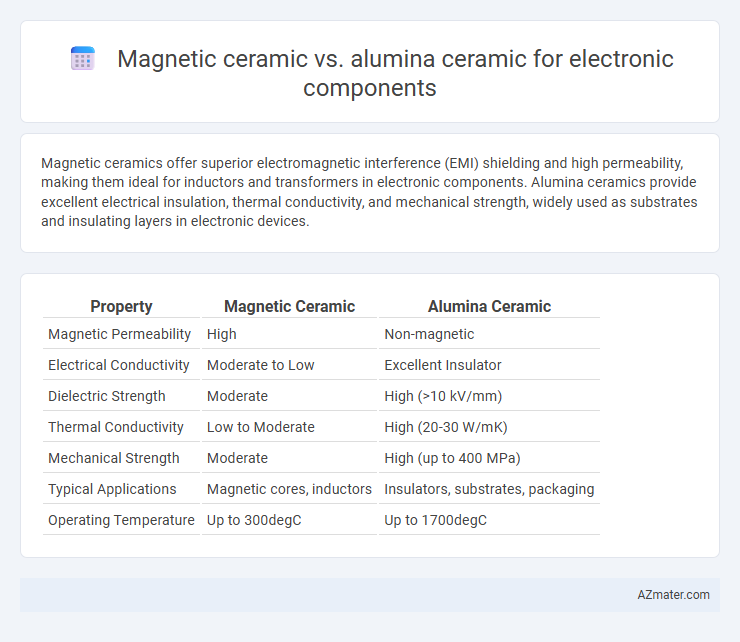Magnetic ceramic vs. alumina ceramic for electronic components - What is The Difference?