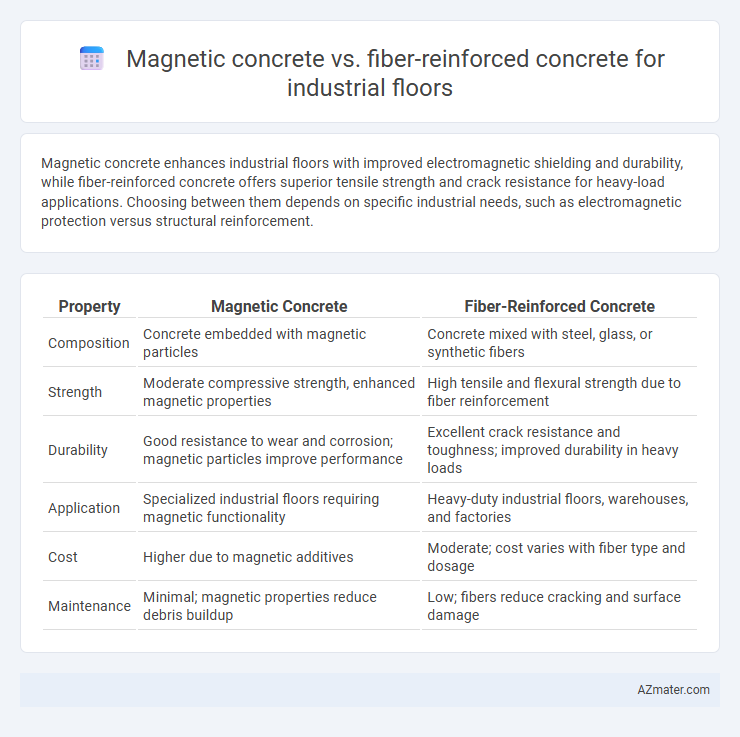 Magnetic concrete vs. fiber-reinforced concrete for industrial floors - What is The Difference?