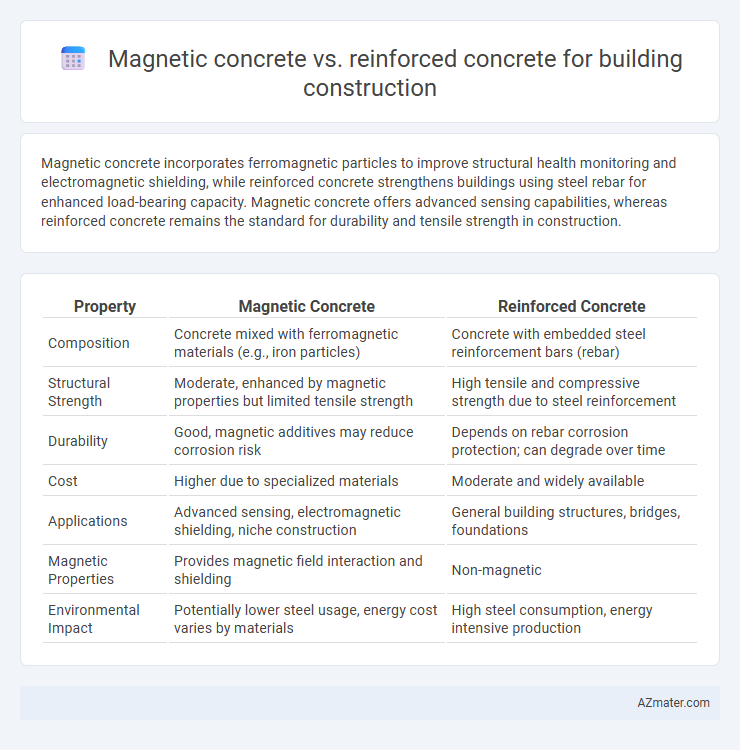 Magnetic concrete vs. reinforced concrete for building construction - What is The Difference?