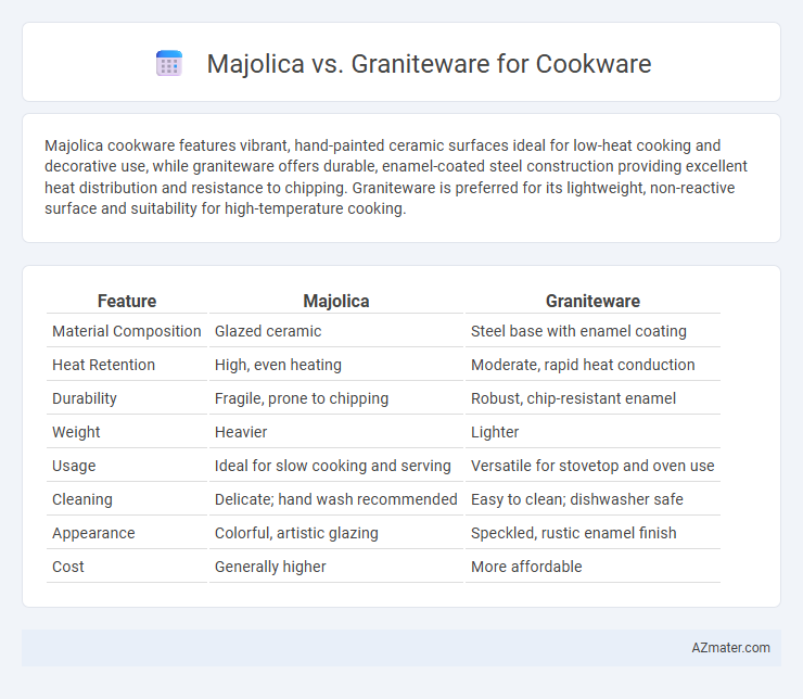 Majolica vs. Graniteware for Cookware - What is The Difference?