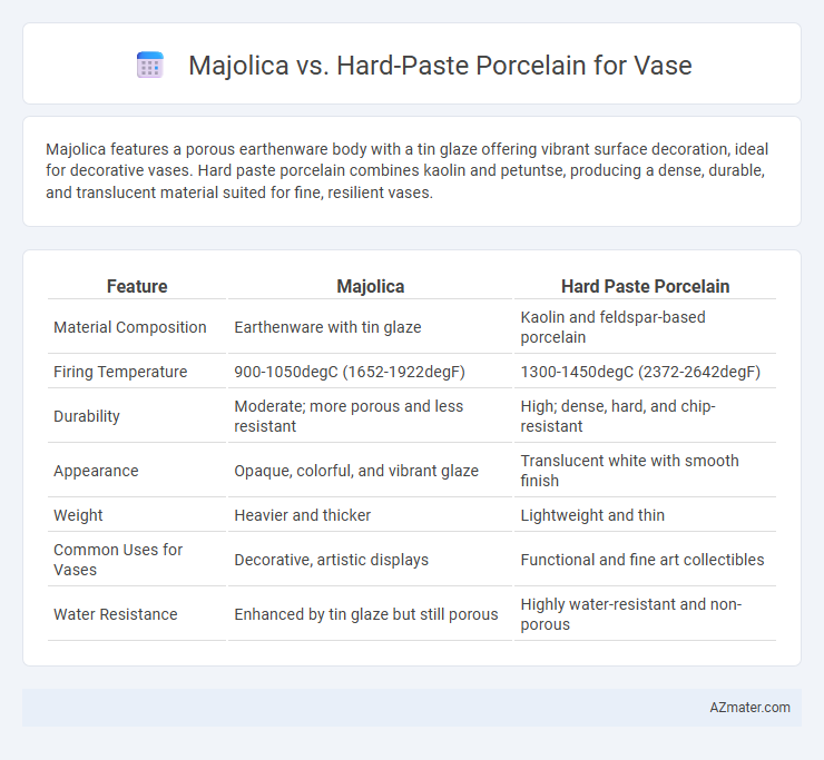 Majolica vs. Hard-Paste Porcelain for Vase - What is The Difference?