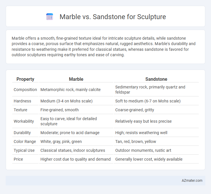 Marble vs. Sandstone for Sculpture - What is The Difference?