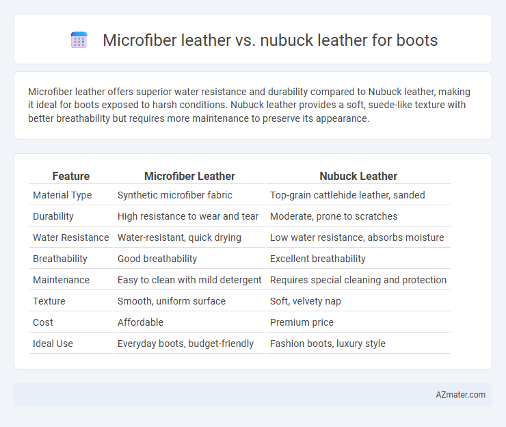 Microfiber leather vs. nubuck leather for boots - What is The Difference?