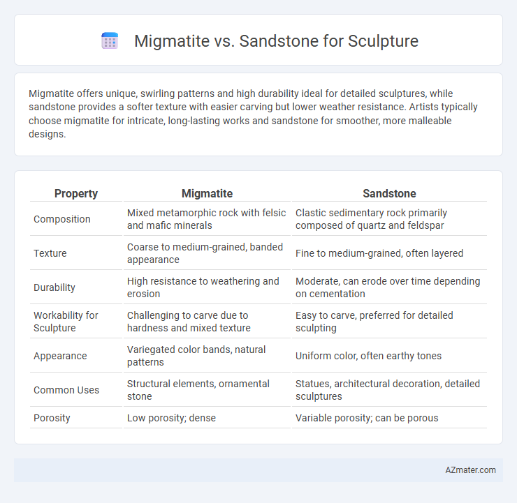 Migmatite vs. Sandstone for Sculpture - What is The Difference?