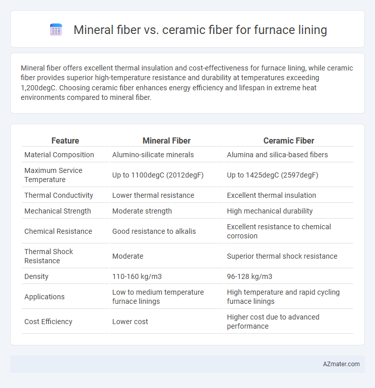 Mineral fiber vs. ceramic fiber for furnace lining - What is The Difference?