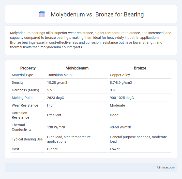 Molybdenum vs. Bronze for Bearing - What is The Difference?
