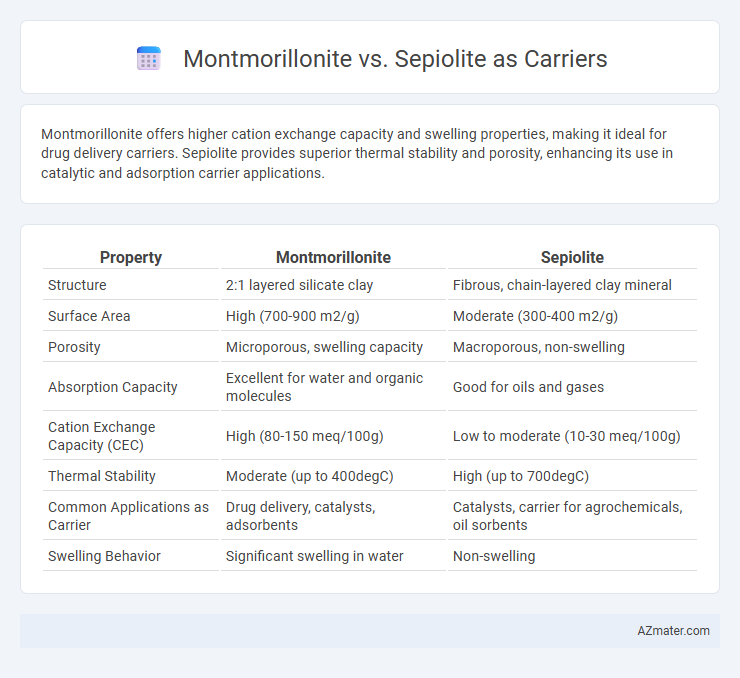 Montmorillonite vs. Sepiolite as Carriers - What is The Difference?