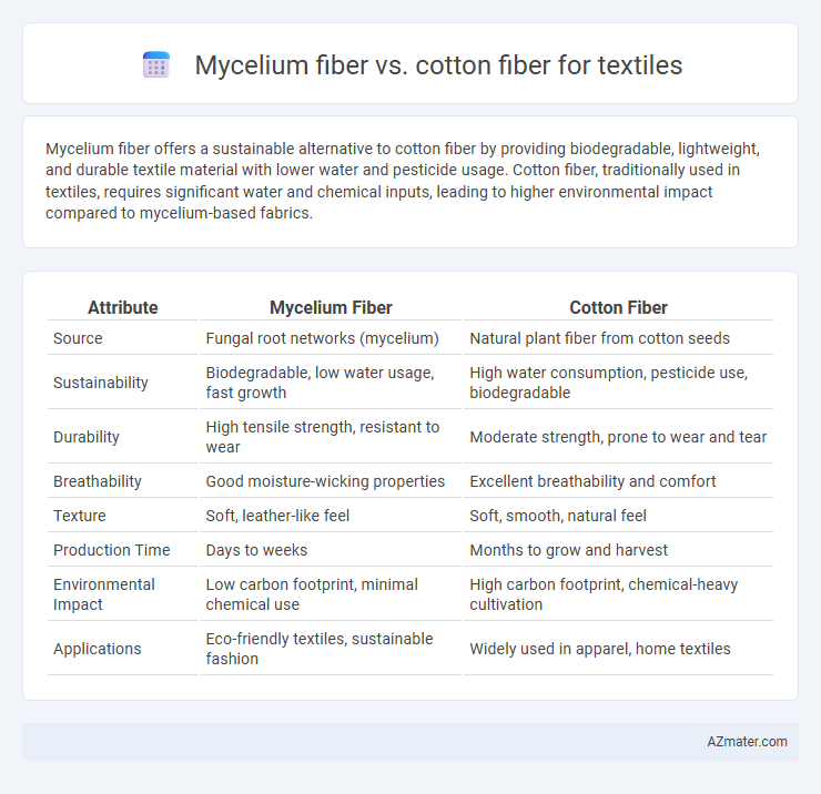 Mycelium fiber vs. cotton fiber for textiles - What is The Difference?