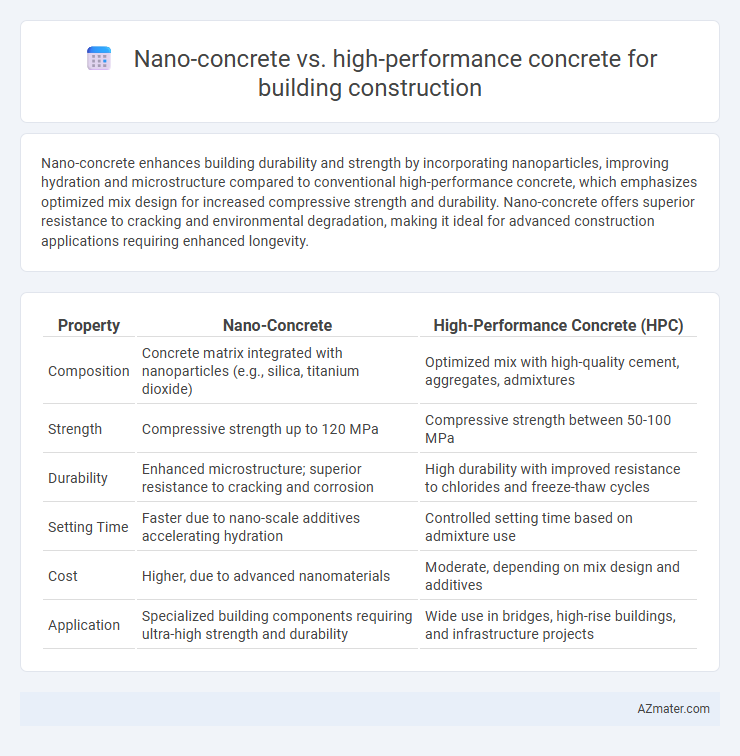 Nano-concrete vs. high-performance concrete for building construction - What is The Difference?