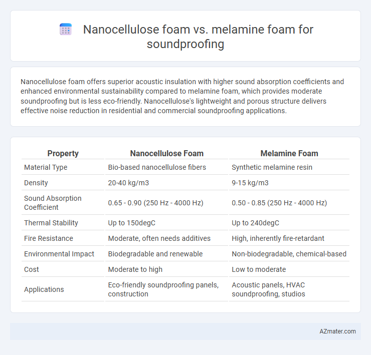 Nanocellulose foam vs. melamine foam for soundproofing - What is The Difference?