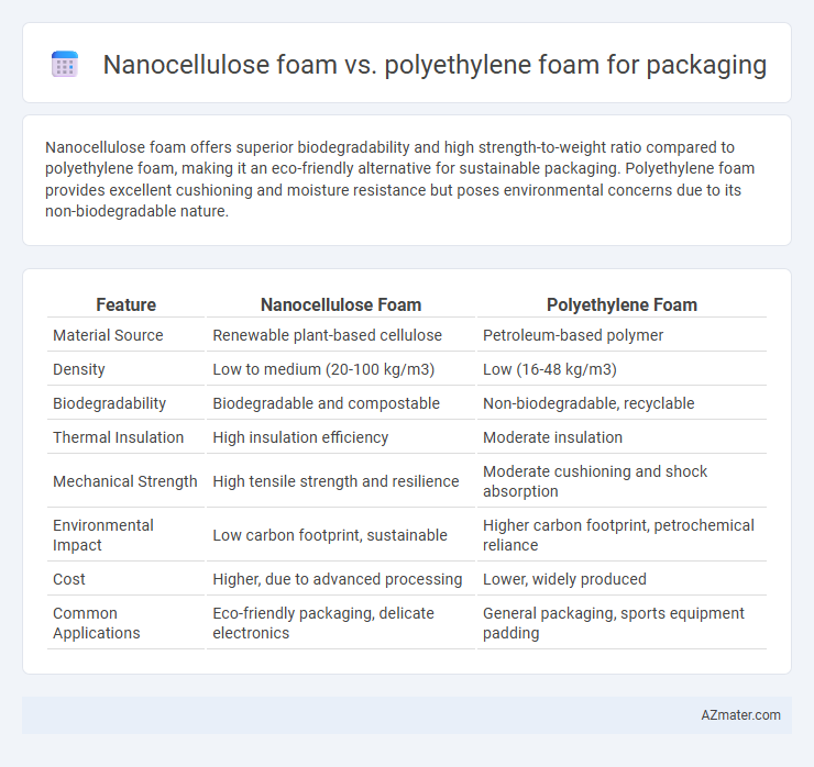 Nanocellulose foam vs. polyethylene foam for packaging - What is The Difference?
