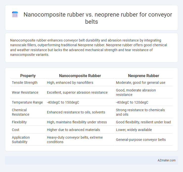 Nanocomposite rubber vs. neoprene rubber for conveyor belts - What is The Difference?