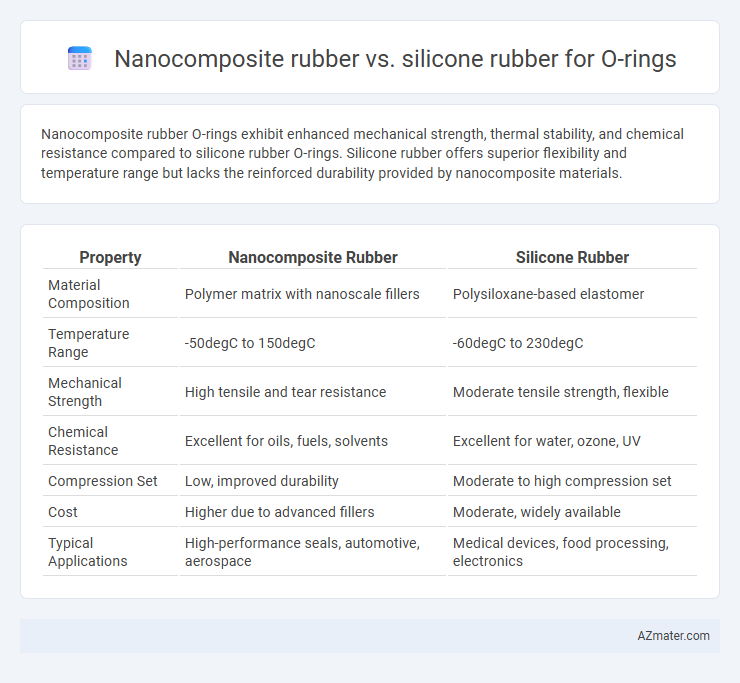 Nanocomposite rubber vs. silicone rubber for O-rings - What is The Difference?