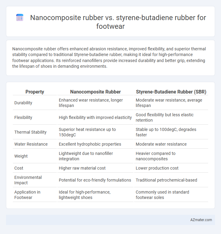 Nanocomposite rubber vs. styrene-butadiene rubber for footwear - What is The Difference?