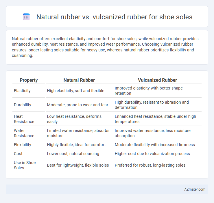 Natural rubber vs. vulcanized rubber for shoe soles - What is The Difference?