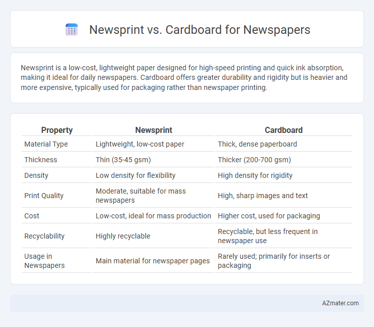 Newsprint vs. Cardboard for Newspapers - What is The Difference?