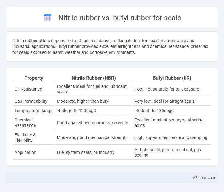 Nitrile rubber vs. butyl rubber for seals - What is The Difference?