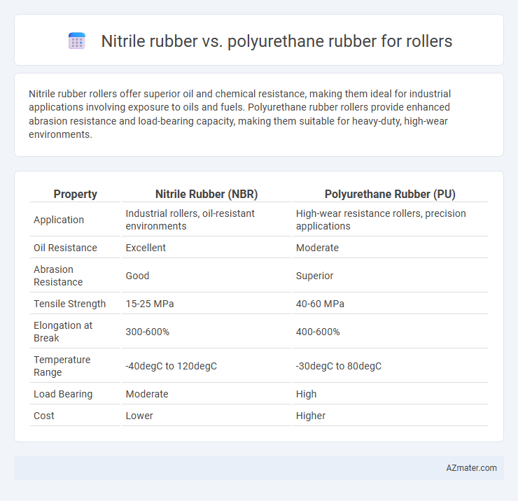 Nitrile rubber vs. polyurethane rubber for rollers - What is The Difference?