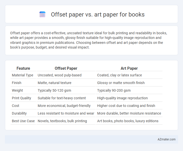 Offset paper vs. art paper for books - What is The Difference?