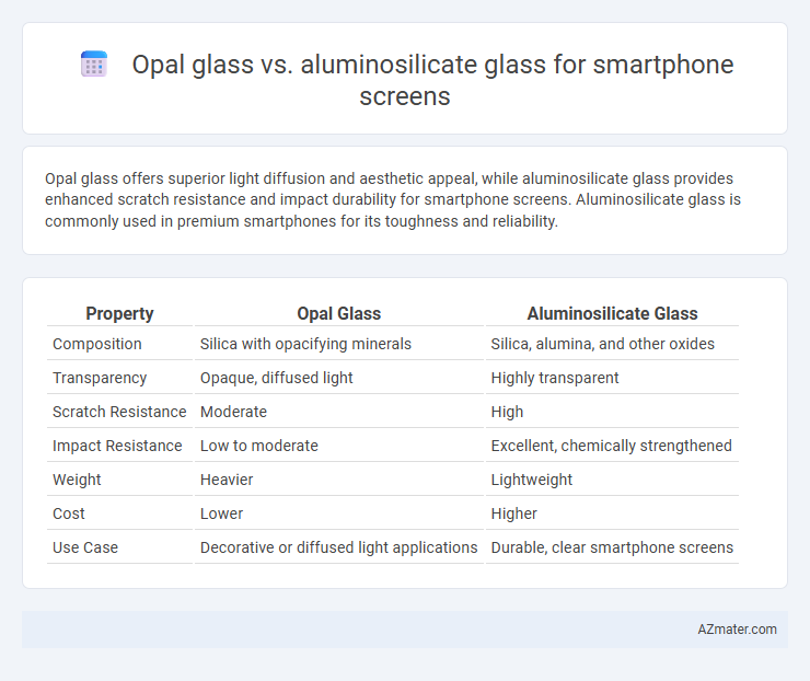 Opal glass vs. aluminosilicate glass for smartphone screens - What is The Difference?