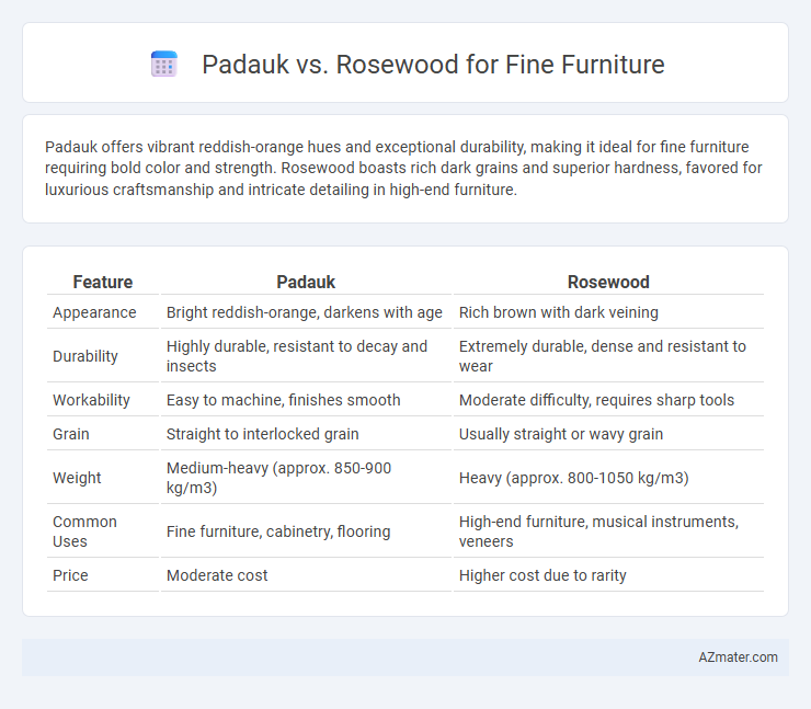 Padauk vs. Rosewood for Fine Furniture - What is The Difference?