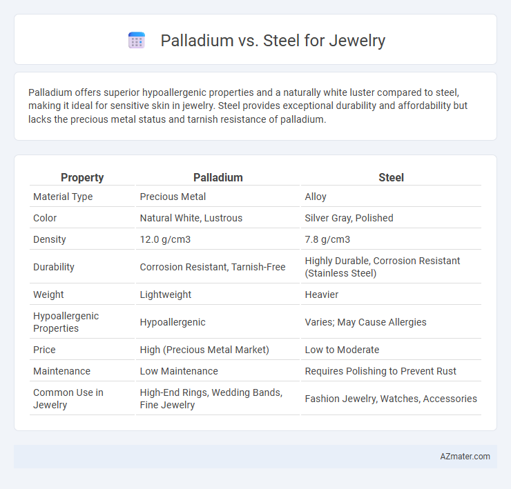 Palladium vs. Steel for Jewelry - What is The Difference?
