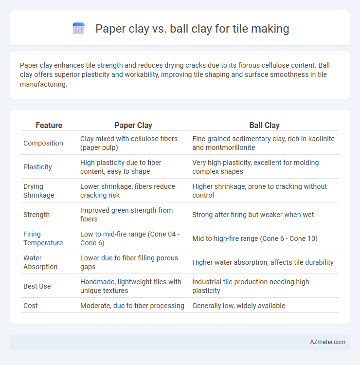 Paper clay vs. ball clay for tile making - What is The Difference?