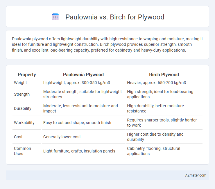 Paulownia vs. Birch for Plywood - What is The Difference?
