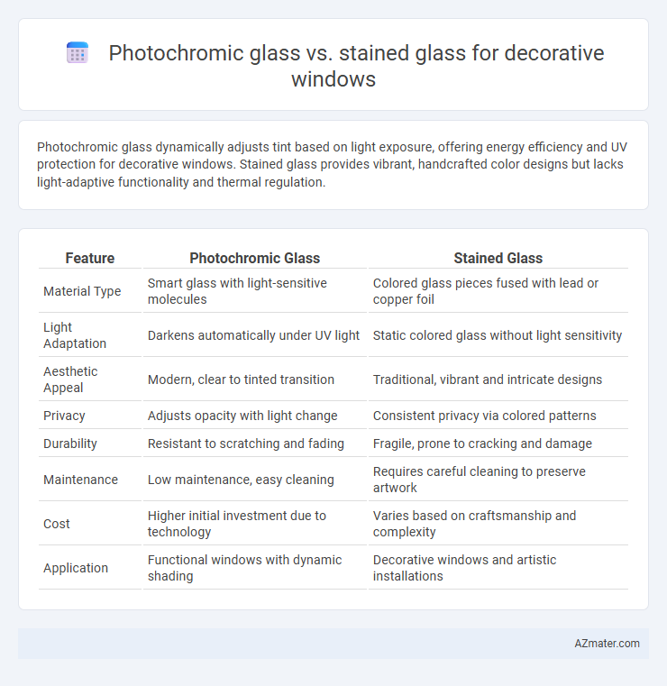Photochromic glass vs. stained glass for decorative windows - What is The Difference?
