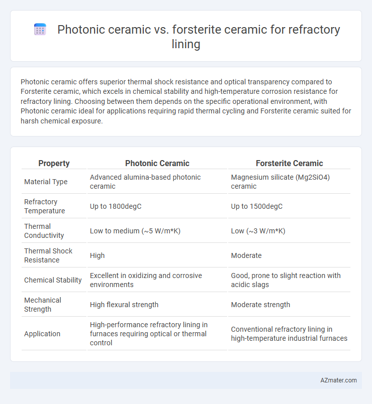 Photonic ceramic vs. forsterite ceramic for refractory lining - What is The Difference?