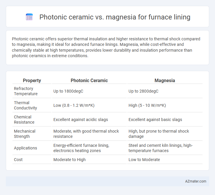 Photonic ceramic vs. magnesia for furnace lining - What is The Difference?