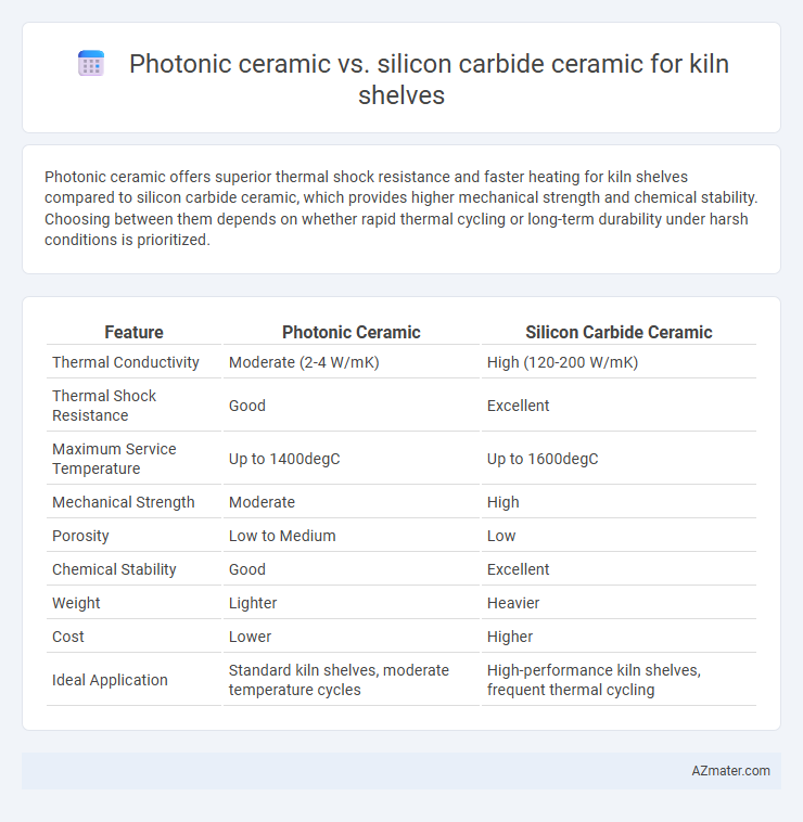 Photonic ceramic vs. silicon carbide ceramic for kiln shelves - What is The Difference?