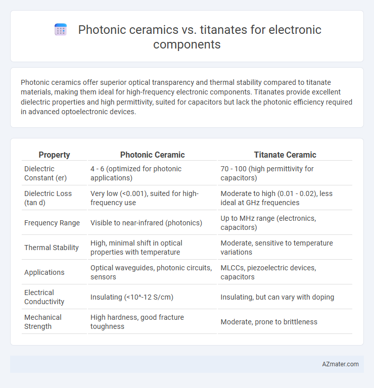 Photonic ceramics vs. titanates for electronic components - What is The Difference?
