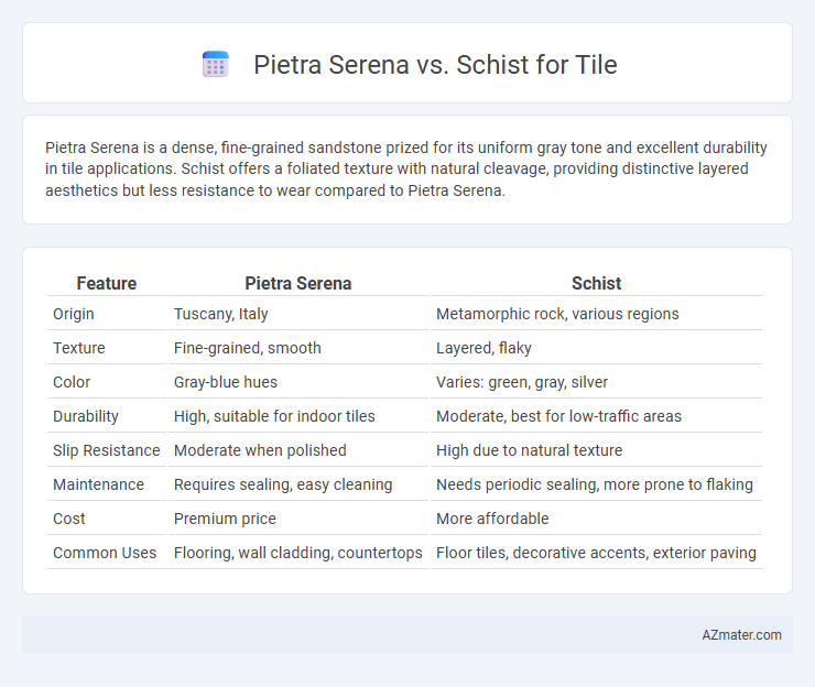 Pietra Serena vs. Schist for Tile - What is The Difference?