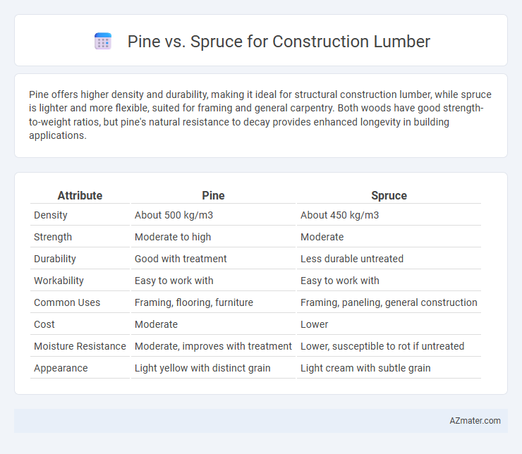 Pine vs. Spruce for Construction Lumber - What is The Difference?