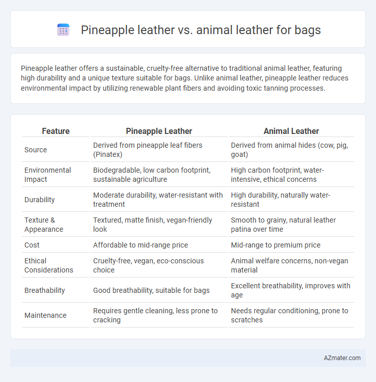 Pineapple leather vs. animal leather for bags - What is The Difference?