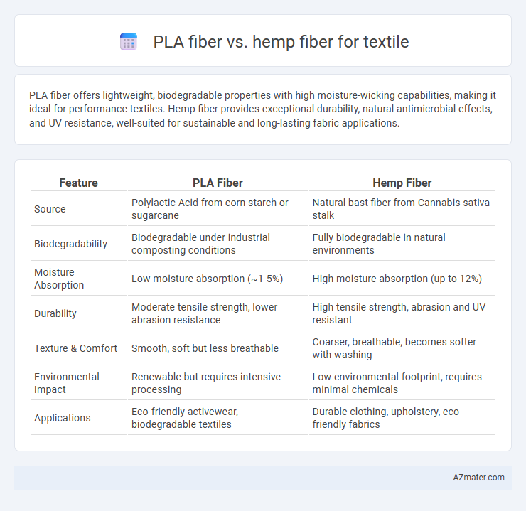 PLA fiber vs. hemp fiber for textile - What is The Difference?