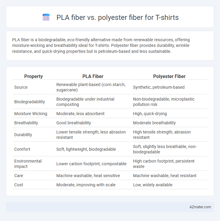 PLA fiber vs. polyester fiber for T-shirts - What is The Difference?