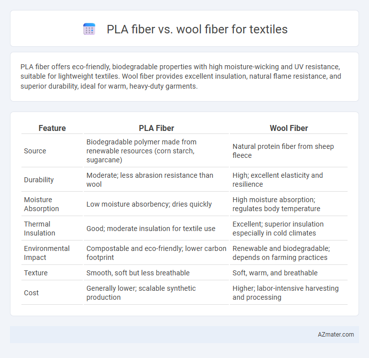 PLA fiber vs. wool fiber for textiles - What is The Difference?