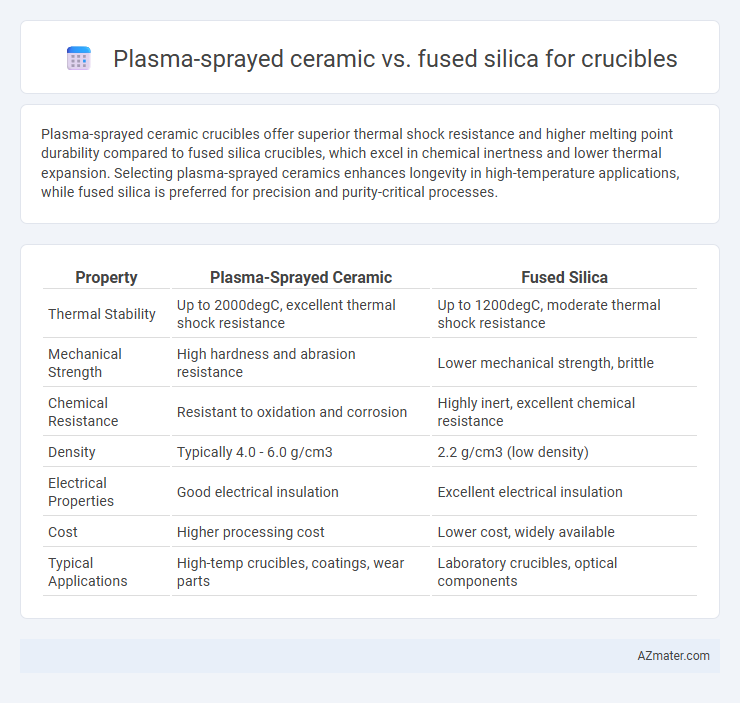 Plasma-sprayed ceramic vs. fused silica for crucibles - What is The Difference?