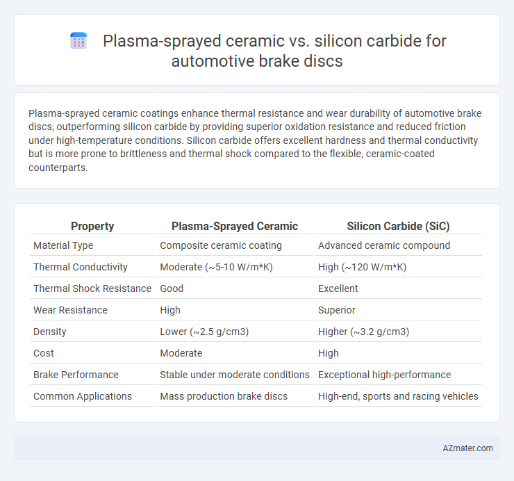 Plasma-sprayed ceramic vs. silicon carbide for automotive brake discs - What is The Difference?