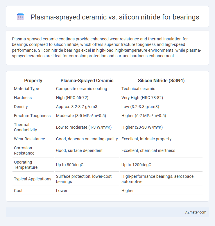 Plasma-sprayed ceramic vs. silicon nitride for bearings - What is The Difference?